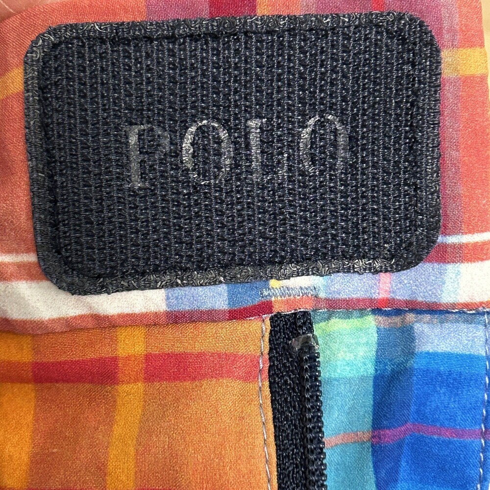 Polo Ralph Lauren Golf Swim Mens 38 Shorts Liner Madras Plaid Preppy Classic - Picture 6 of 13